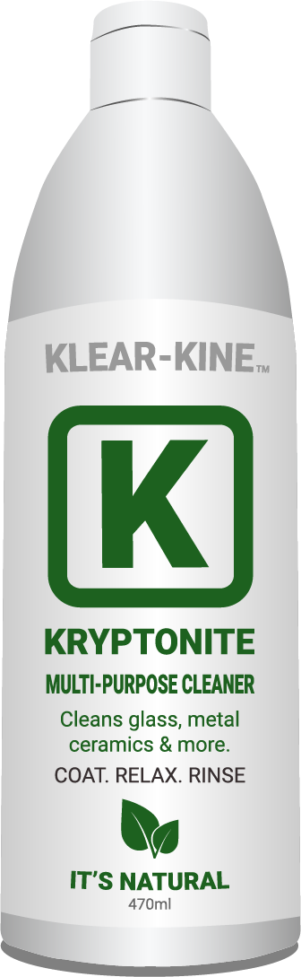 KLEAR Kryptonite 470ml bottle for the best bong cleaner design for 420 and formula 710 dab bong cleaning solution Coat relax rinse